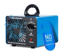 GMGXX Generador de Ozono 75000mg/H, Maquina Ozono Hogar Purificador de Aire Hasta 400㎡, Profesional O3 Ozonizador con Temporizador de 120 Min para Hogar Coche Hotel