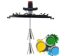 GmhXylophyte Agitador EléCtrico De Barril De Una Tonelada, Mezclador De Tanque De Velocidad Ajustable, MáQuina Mezcladora De Pintura Comercial, para Mezclar Pintura A.FoldingWheel