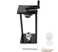 GmhXylophyte MáQuina De Sellado Al VacíO Manual, con DiseñO De Acero Inoxidable De Alta Eficiencia, para Alimentos Enlatados, Té con Leche Y Café, DiáMetro 55mm