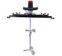 GmhXylophyte Mezclador EléCtrico Comercial De Tambor De 3000 W con HéLice Plegable Y Rango TelescóPico De 65-125 Cm para Agitador De Disolvente De Tinta B.Three-LeafWheel