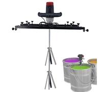 GmhXylophyte Mezclador EléCtrico De 3000 W, para Barriles IBC De 1 Tonelada, Tanque, Agitador De Velocidad Ajustable De, MáQuina Mezcladora De Pintura A.FoldingWheel