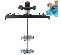 GmhXylophyte Mezclador EléCtrico De Pintura, Herramienta De Mezcla AutomáTica, Soporte TelescóPico De 65-125 Cm para LíQuidos Viscosos, Materiales De Revestimiento De Tinta C.DistributorDisc