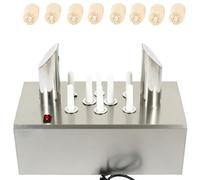 GmhXylophyte Pulidora EléCtrica Comercial De Vidrio, MáQuina AutomáTica para Pulir Copas De Vino, Acero Inoxidable, para Bares, Cocinas De Restaurantes 300/330/660cup/H 8Heads