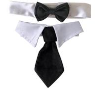 GMJGCIRVC 2 piezas Pet Ties Dog Bow Tip Collar Collar de la proa de la reverencia Accesorios con estilo para bodas Fiestas de cumpleaños