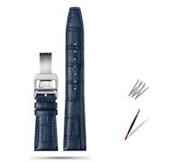 GMJGCIRVC 20mm 21mm 22mm Cowhide Leather Watch Band Replacement for Porotfino Family PILOT'S Watches Strap Folding Buckle