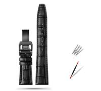 GMJGCIRVC 20mm 21mm 22mm Cowhide Leather Watch Band Replacement for Porotfino Family PILOT'S Watches Strap Folding Buckle