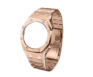 GMJGCIRVC 3rd generation ga2100 metal watch strap ga2110 watchband bezel for ga-2100 mens watches replacement accessories Origin China