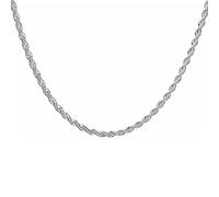 GMJGCIRVC 4 mm de cadena de cuerda unisex fiesta de regalo de boda collar