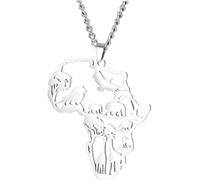 GMJGCIRVC Collar accesorios jirafa para mujer, niñas de dibujos animados, abalorio, joyería, bonito colgante de animal, cadena simple