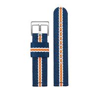 GMJGCIRVC Fashion Woven nylon watch band for Omega Seahorse 300 canvas Thickened Sport Strap 18mm 20mm 22mm 24mm