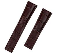 GMJGCIRVC Genuine Leather Bracelet Cowhide Watch Band 20mm 22m For Tag Strap For Heuer CARRERA Monaco AQUARACER Watchband Folding Buckle