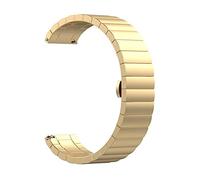 GMJGCIRVC Mira Correa de 22 mm de 20 mm ancho de banda de acero inoxidable de acero inoxidable 4 pulseras de color accesorios reemplazables