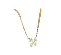 GMJGCIRVC necklace For Trendy 2025 Real Zircon Plant Pendant necklace Women Fine Jewelry Accessories Creative Gift