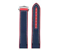 GMJGCIRVC Rubber Silicone Watch Strap Nylon Watchband For Omega 300 8900 Planet Ocean Tools 20mm 22mm Watchbands