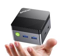 GMKtec G5S Mini PC, 3 años de Soporte, Mini Ordenador Intel N5095 Superior a N5030/J3355, 8GB LPDDR4 128GB SSD M.2, Doble HDMI 4K@60Hz, USB 3.2 x3, WiFi 6, BT 5.2, Ranura SD