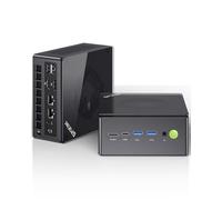 GMKtec Gaming Mini PC K8 Plus AMD Ryzen 7 8845HS (8C/16T, hasta 5,1 GHz) 32 GB de RAM DDR5 1 TB SSD, Ordenador de Escritorio Oculink/Dual Nic 2,5G/WiFi 6E/BT5.2/HDMI 2.1/USB4/USB3.22 + USB2.0