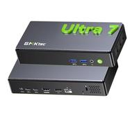 GMKtec K13 Mini PC Intel Ultra 7 256V (8N/8T hasta 4,8 GHz) K13 Micro PC con 16GB DDR5 8533MT/s 512GB PCIe 4.0 SSD, Mini PC Gaming con Gráficos Intel ARC 140V | 5G LAN | 2*USB 4.0 | Alimentación PD