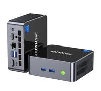 GMKtec M3 Mini PC Intel i5-12450H (8C/12T, up to 4.40GHz) Desktop Computer 16GB DDR4 (8GB*2) 1TB SSD, HDMI 4K, 4X USB 3.2, USB-C, WiFi 6, BT 5.2, RJ45 2.5G Black