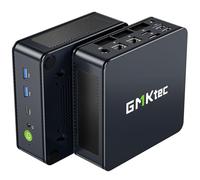GMKtec M6 Ultra Gaming Barebone Mini PC Ryzen 5 7640HS (actualizado a 6600H/6800U), SIN RAM, SIN SSD, miniordenador con doble NIC LAN de 2,5 GbE, triple pantalla 4K, WiFi 6, USB4, BT 5.2, DP, HDMI 2.0