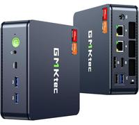 GMKtec M6 Ultra Gaming Mini PC Ryzen 5 7640HS (Actualizado Desde 6600H/6800U), 32GB RAM DDR5 512GB SSD Dual Nic LAN 2,5GbE Mini Computer, Triple Pantalla 4K, WiFi 6, USB4, BT 5.2, DP, HDMI 2.0