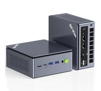 GMKtec Mini PC para Juegos, computadora de Escritorio M7 AMD Ryzen 7 Pro 6850H (8C/16T 4.70Ghz), Doble Nic LAN 2.5G, 32 DDR5 RAM + Disco Duro PCle SSD de 1 TB,Doble USB4/HDMI/USB-C, microcomputadora