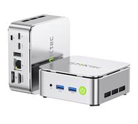 GMKtec Mini PC Ryzen 5 3500U (Supera al 4300U/N150/N95), 16 GB RAM 512 GB SSD M.2, Mini Computadora de Escritorio con LAN 2,5G, Triple Pantalla 4K (HDMI/DP/Type C), Micro PC para Oficina y Gaming