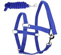 GMMG Hobby Horse Juego de cabestro, cabestro con punto y mosquetón, cabestro para caballos, cabestro para caballos, cabestro de caballo, cabestro de caballo, accesorios para caballos de hobby