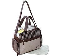 GMMH 2140 - Conjunto de bolsa para bebé (3 piezas, cambiador, bolsa para pañales, bolsa para bebé), color beige
