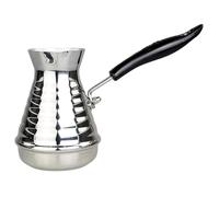 GMMH Cafetera turca Moka (350 ml), cafetera espresso Cezve Dzhesva, café Moka Briki, cafetera de acero inoxidable de 1 mm de grosor