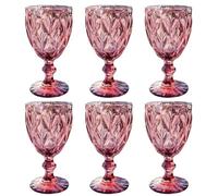 GMMH Vintage Parte 6 Juego Autobuses De Roma Rey Copa De Vino Vidrio Vasos Copas De Vino Vaso De Agua Vaso Highball - Lila, Morado