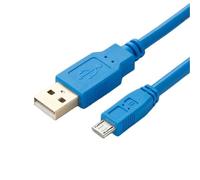 GMOSAOHXU USB-MT4000 - Cable de programación de micro puerto USB para pantalla táctil serie HMI (tipo chapado en oro azul, 5 m)