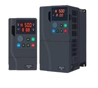 GMOSAOHXU Variador de frecuencia VFD CA 220 V 380 V 0,75 1,5 2,2 KW Convertidor de frecuencia VFD Controlador de Velocidad for Motor trifásico(22KW,1ph220V-3ph220V)
