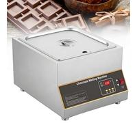 GmpTzitzith Máquina Fundidora y Templadora de Chocolate Eléctrica Comercial 12Kg, Rango de Temperatura 0-95°C, Ideal para Fundir y Templar Chocolate 1cylinder