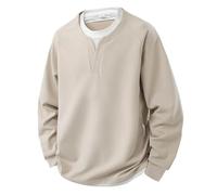 GMQWRK Sudadera con capucha para hombre, con patrón geométrico, holgada, de gran tamaño, ropa activa, para llevar con pantalones casuales negros, ropa de hombre, caqui, 3XL Grande alto