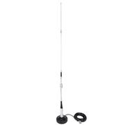 GMRS Antena, ganancia de 6.5 dB, 462-467 MHz, antena de látigo, soporte de base magnética, con cable coaxial SL-16 de 16 pies, compatible con Midland Radio Retevis RT97 RA86 para todoterreno