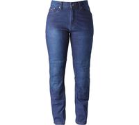 GMS Atlanta Slim Damen Vaqueros de moto para mujer, azul oscuro, Talla 32/30