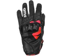 GMS Curve Guantes de motocicleta, negro-rojo, tamaño XS para Hombres