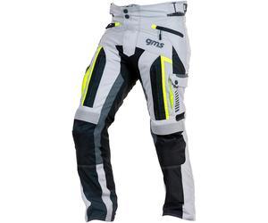 GMS Everest Pantalones textiles de motocicleta, gris-amarillo, tamaño 6XL para Hombres