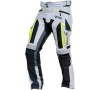 GMS Everest Pantalones textiles de motocicleta, gris-amarillo, tamaño S para Hombres