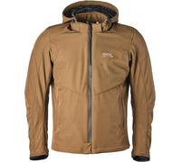 GMS Falcon Neo Chaqueta Textil de Motocicleta Impermeable, verde-marrón, tamaño M para Hombres