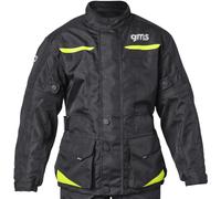 GMS Gear chaqueta textil impermeable para niÃ±os, negro-amarillo, tamaño S 152 para Niños