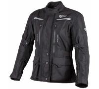 GMS Gear Chaqueta textil para motocicletas para damas, negro, Talla S
