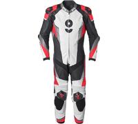 GMS-Moto GRC-1, traje de cuero 1pcs. 56 male Negro/Blanco/Rojo/Gris