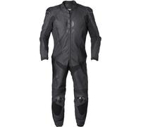 GMS GRC-1 Traje de cuero de motocicleta de una pieza, negro, tamaño 56 para Hombres