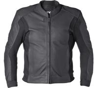 GMS GS-1 Chaqueta de cuero para moto, negro, tamaño 48 para Hombres