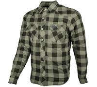 GMS-Moto Jaguar, camisa/chaqueta textil XL male Negro/Verde Oscuro