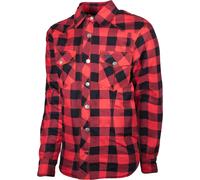GMS Jaguar Camisa de moto para damas, negro-rojo, tamaño L para Mujer