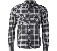 GMS Jaguar Neo Camisa de motocicleta, Negro/Blanco, Talla 2XL