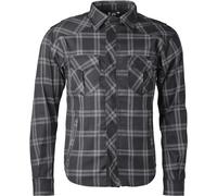 GMS Jaguar Neo Camisa de motocicleta, negro-gris, tamaño XL para Hombres