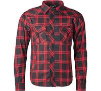 GMS Jaguar Neo Camisa de motocicleta, negro-rojo, tamaño 4XL para Hombres